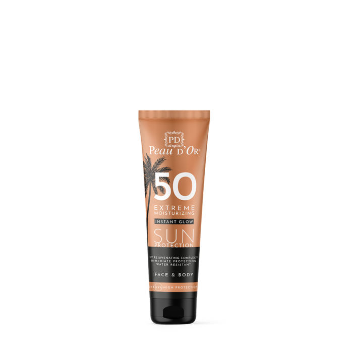 SPF 50 with instant glow